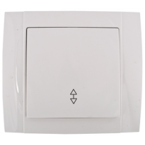 Intrerupator cap-scara 10A Alb HAKAN